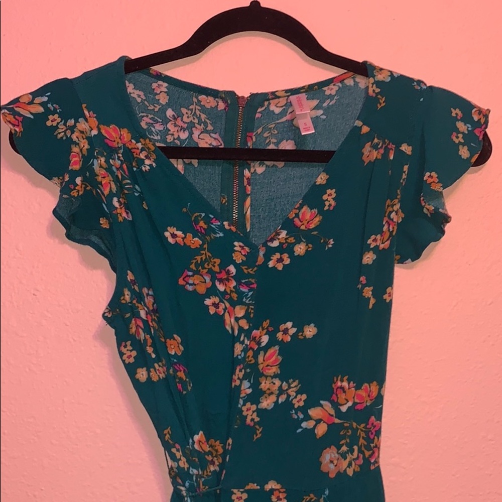 floral print jumper suit